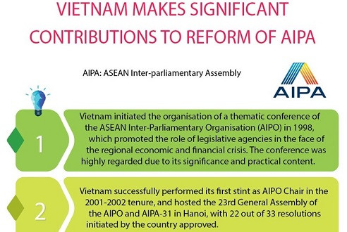[Infographics] Vietnam makes significant contributions to reform of AIPA